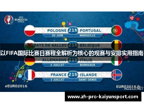 以FIFA国际比赛日赛程全解析为核心的观赛与安排实用指南
